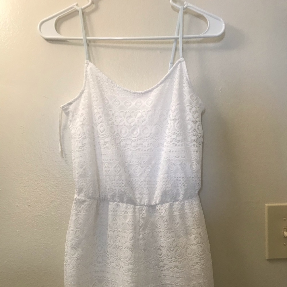 White Lace Romper